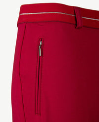Brax Raphaela - Lillyth - Elastiek rondom jersey - Korte lengte - Warm rood