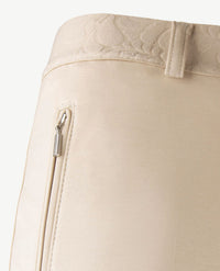 Brax Raphaela - Lillyth - Elastiek rondom jersey - Beige - Korte lengte