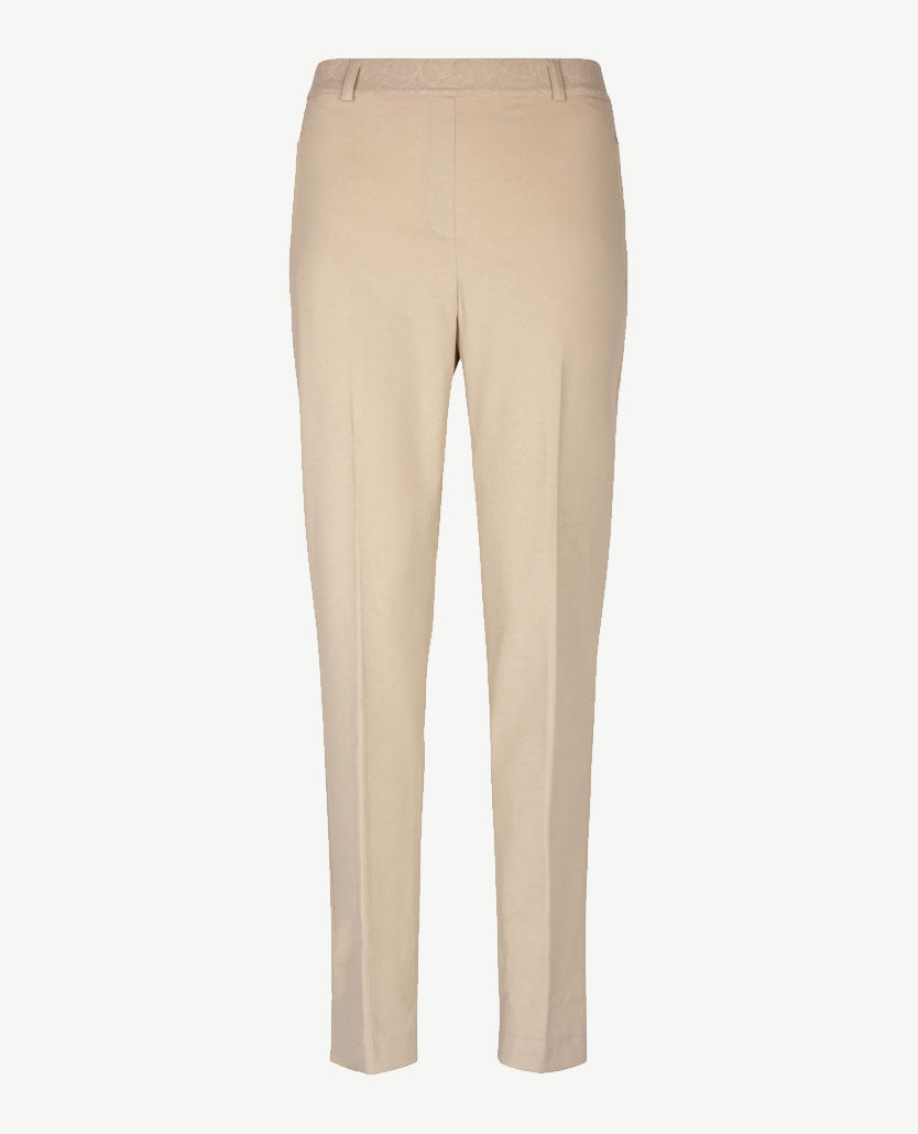 Brax Raphaela - Lillyth - Elastiek rondom jersey - Beige - Korte lengte