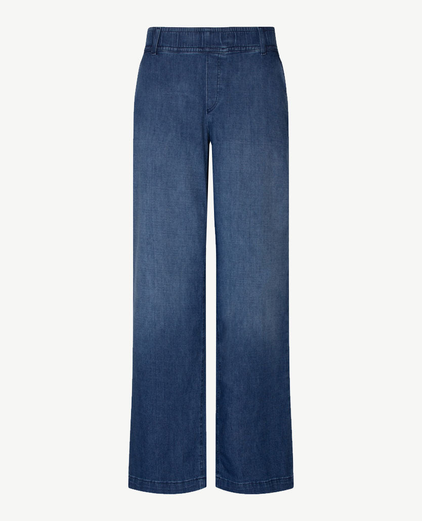 Brax Raphaela - Maine - Elastiek rondom - jeans - Mid Blue - Normale lengte