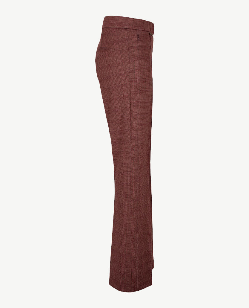 Brax Raphaela - Malou - Jersey - Elastiek rondom - Normale lengte - Bordeaux met pink