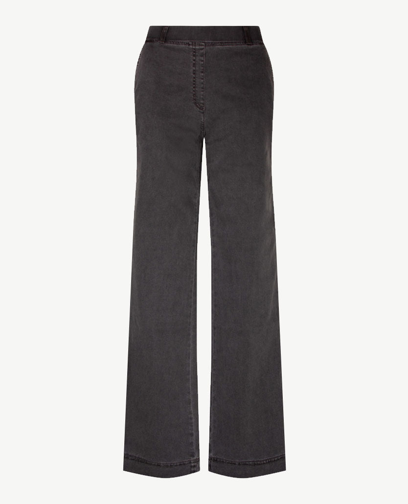 Brax Raphaela - Pam Flared - Elastiek rondom - Jeans - Normale  lengte - Dark grey