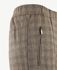 Brax Raphaela - Peggy - Elastiek rondom jersey - Normale lengte - Antraciet met beige