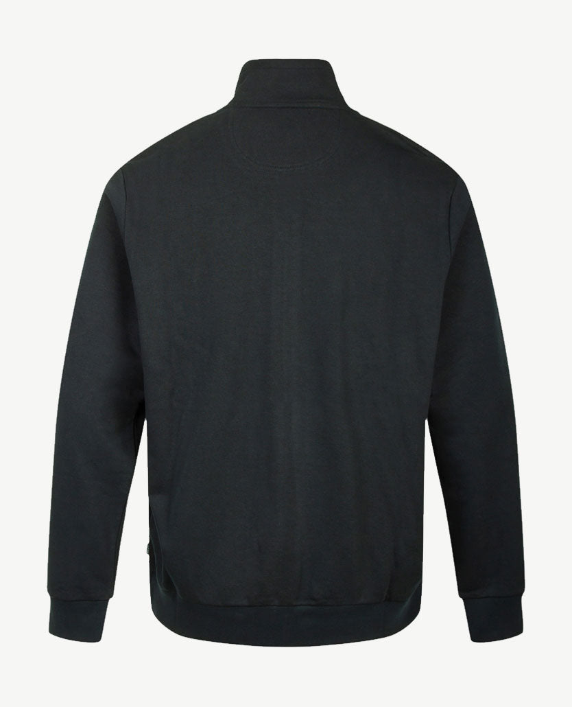 Brax - Vest Scott - met rits en zakken - Sweat - Navy