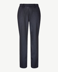 Brax - Thore - Herenbroek met elastiek rondom - Travel jersey - Ruitje navy met grijs en zwart