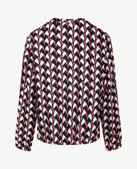 Erfo - Blouse - Blouson - Dessin navy, oranje