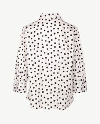 Eterna - Blouse - Met kraag - Nopje - Zwart en wit