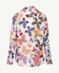 Eterna - Blouse - Met kraag - Vlinder - Multicolor