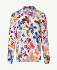 Eterna - Blouse - Met kraag - Vlinder - Multicolor