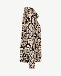 Frank Walder - Blouson coll - Retro, zwart, off-white en beige