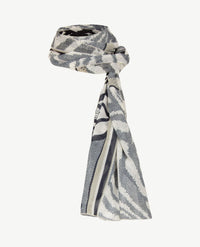 Frank Walder - Shawl - Zwart, beige en off-white