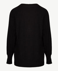 Frank Walder  - Halflang Vest - Zwart