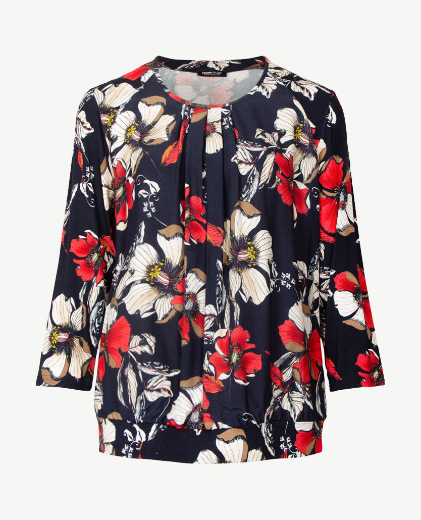 Frank Walder - Blouson - Navy, beige, off-white en rood