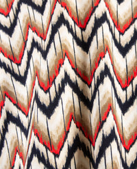 Frank Walder - Blouson - Zigzag met navy, rood en beige