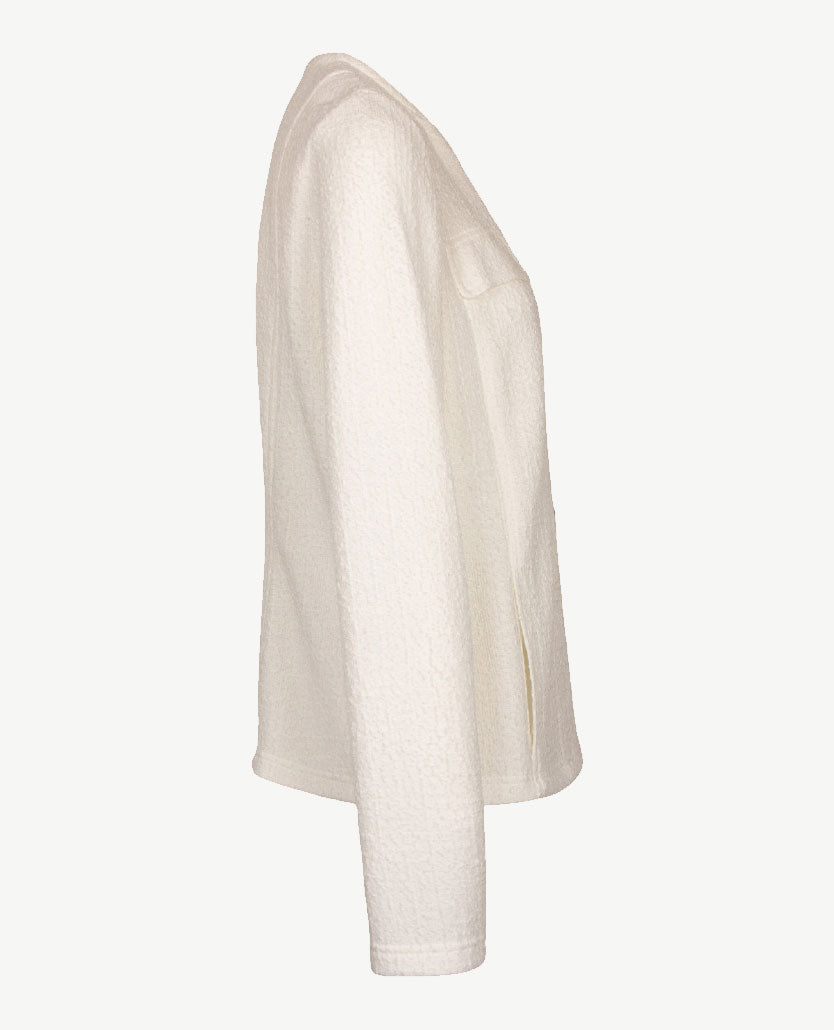 Frank Walder - Vestjasje 'Chanel' - Bouclé - off-white