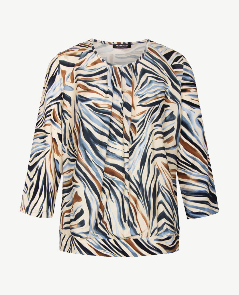 Frank Walder - Blouson - Camel, off-white, navy en blue