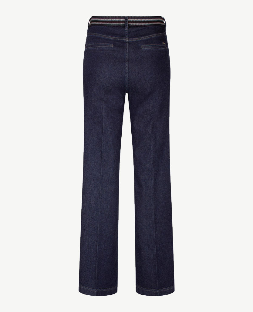 Gardeur - Elastiek rondom - Zilla 1 - Flare- Jeans - Korte lengte - Dark blue