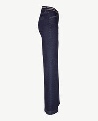 Gardeur - Elastiek rondom - Zilla 1 - Flare- Jeans - Normale lengte - Dark Blue