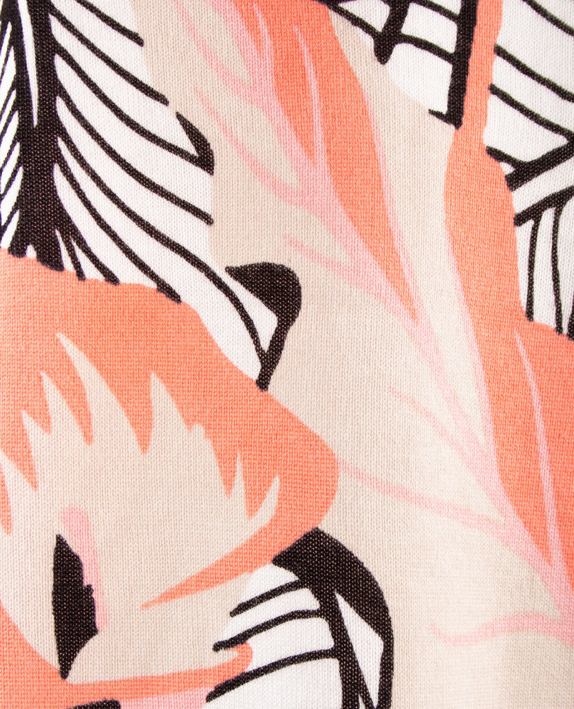 Gollé Haug - Pullover ronde hals - Zwart, off-white en peach