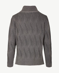 Gollé Haug - Pullover coll - Antraciet met grijs