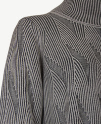 Gollé Haug - Pullover coll - Antraciet met grijs