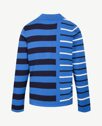 Gollé Haug -  Pullover polo - Kobalt. navy en off-white