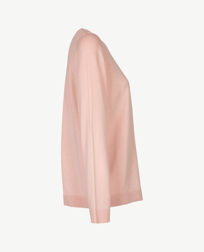 Gollé Haug - Lichte pullover v-hals - Rose