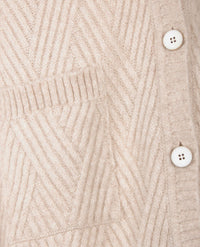 Gollé Haug - Lang Vest - Kabels - Ecru