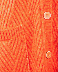Gollé Haug - Lang Vest - Kabels - Burnt orange