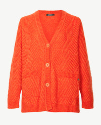 Gollé Haug - Lang Vest - Kabels - Burnt orange