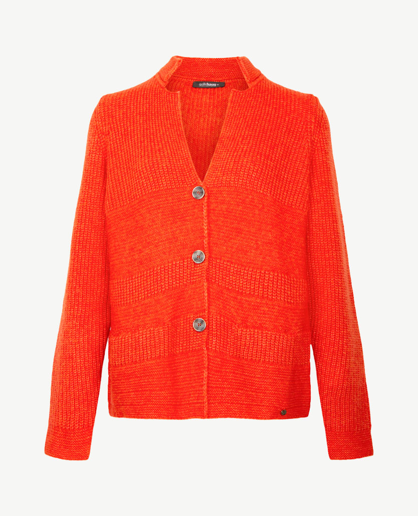 Gollé Haug - Vest - Verschillende breisels - Burnt orange
