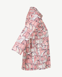 Gollé Haug - Polo - 3-4 mouw - Rose met beige en wit