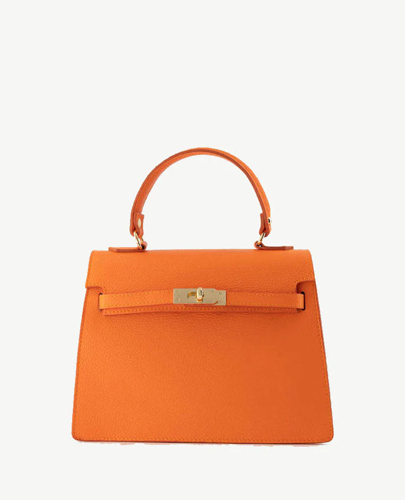 Tas - Helene - Leer - Oranje