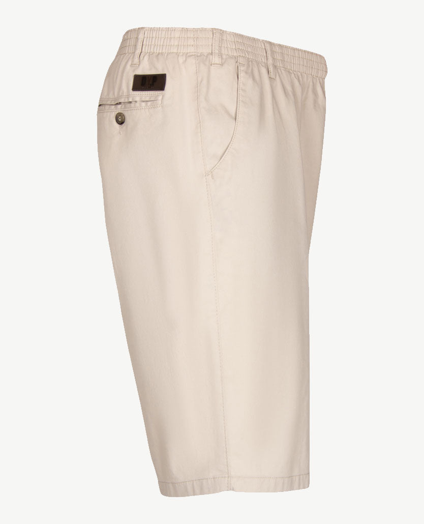 D.Y.P. - Julian - Bermuda/korte broek - Elastische band - Katoen - Licht Beige