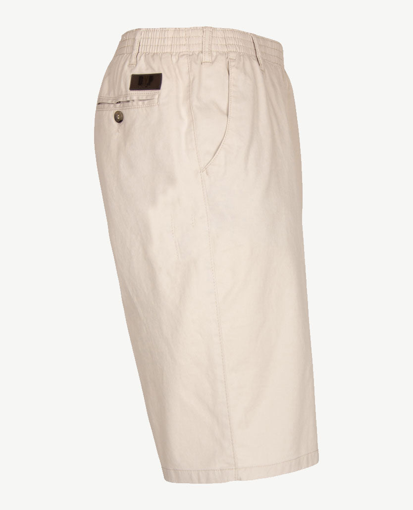 D.Y.P. - Julian - Bermuda/korte broek - Elastische band - Katoen - Licht Beige