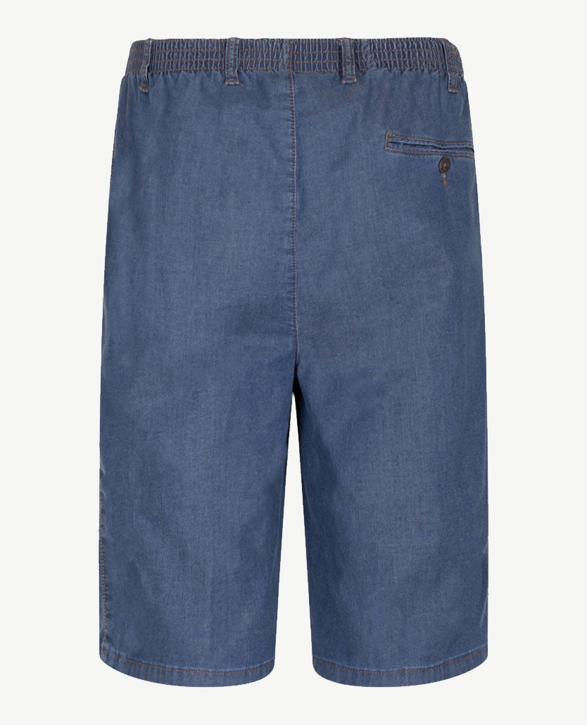 D.Y.P. - Julian - Bermuda/korte broek - Elastische band - Lichtblauwe jeans