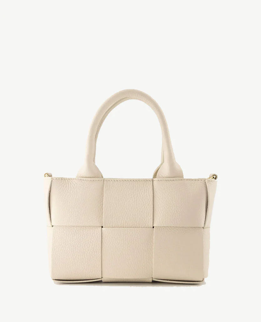 Tas - Kate - klein - Leer - Ecru
