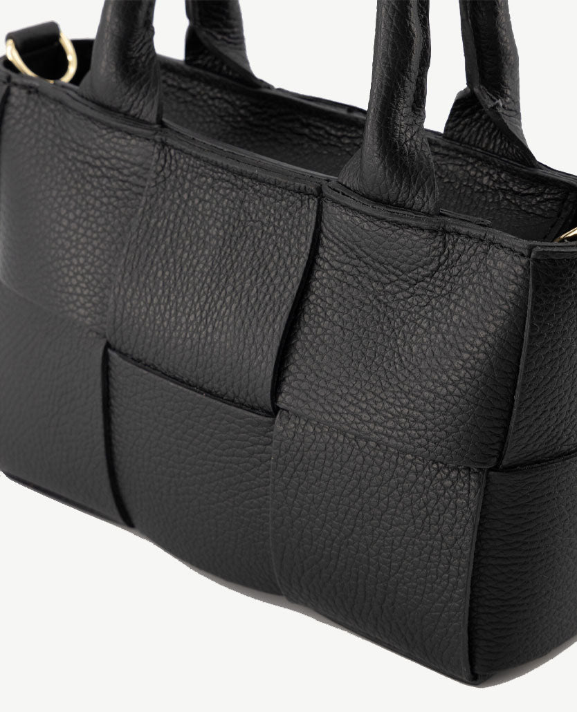 Tas - Kate - klein - Leer - Zwart