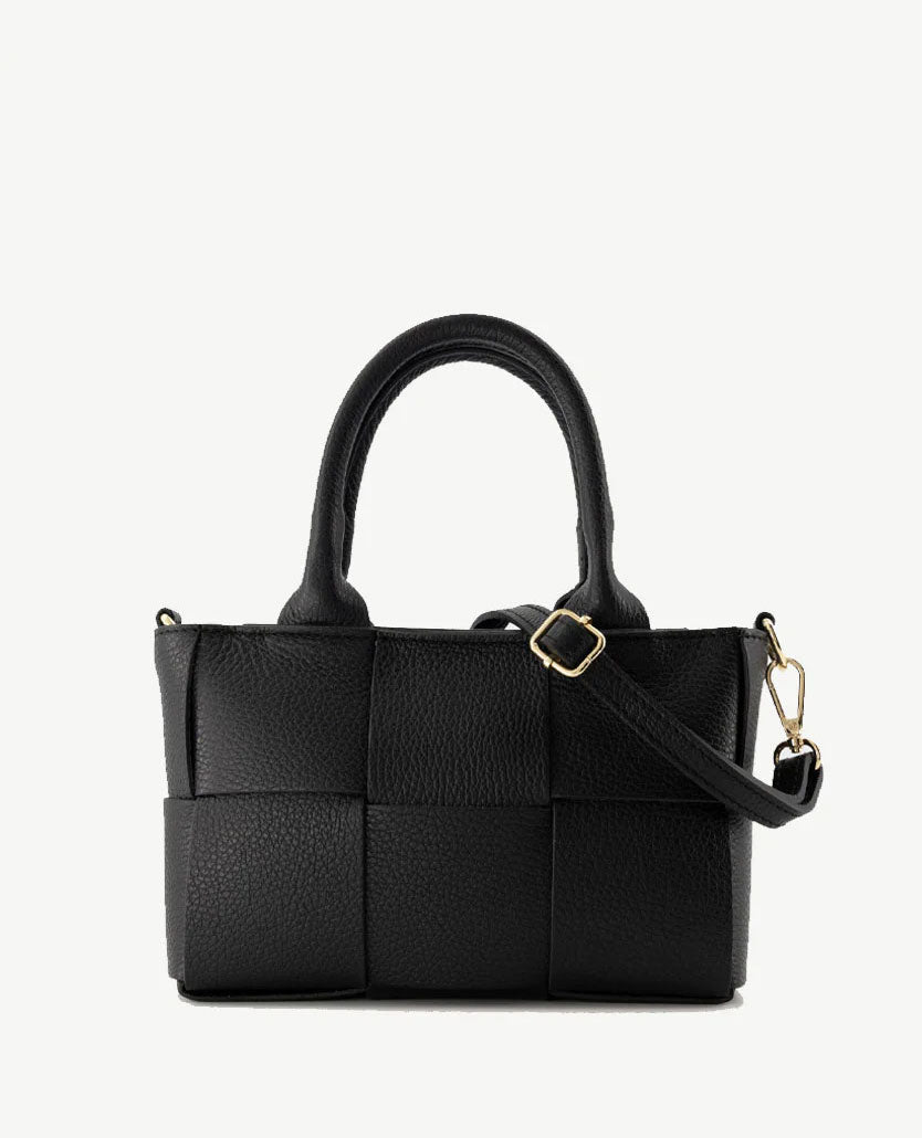Tas - Kate - klein - Leer - Zwart