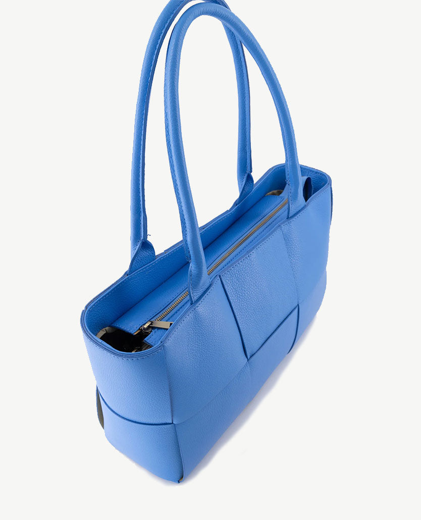 Tas - Kate - Large - Leer - Kobalt