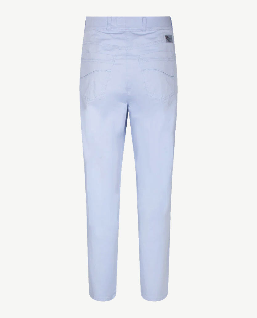 Brax Raphaela - Lavina Zip 6-8 lengte - Elastiek rondom - katoen - Blue