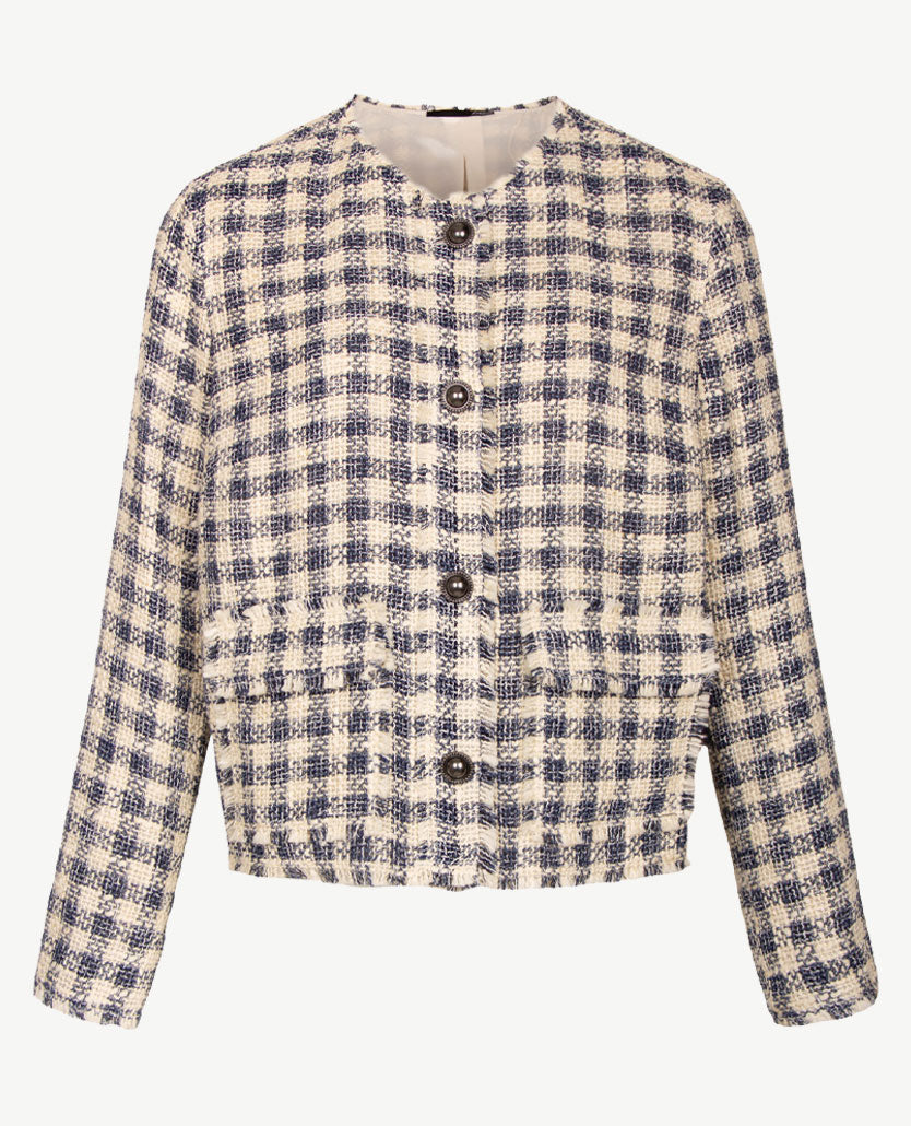 Le Comte - Vestjasje - 'Chanel' - Navy en off-white