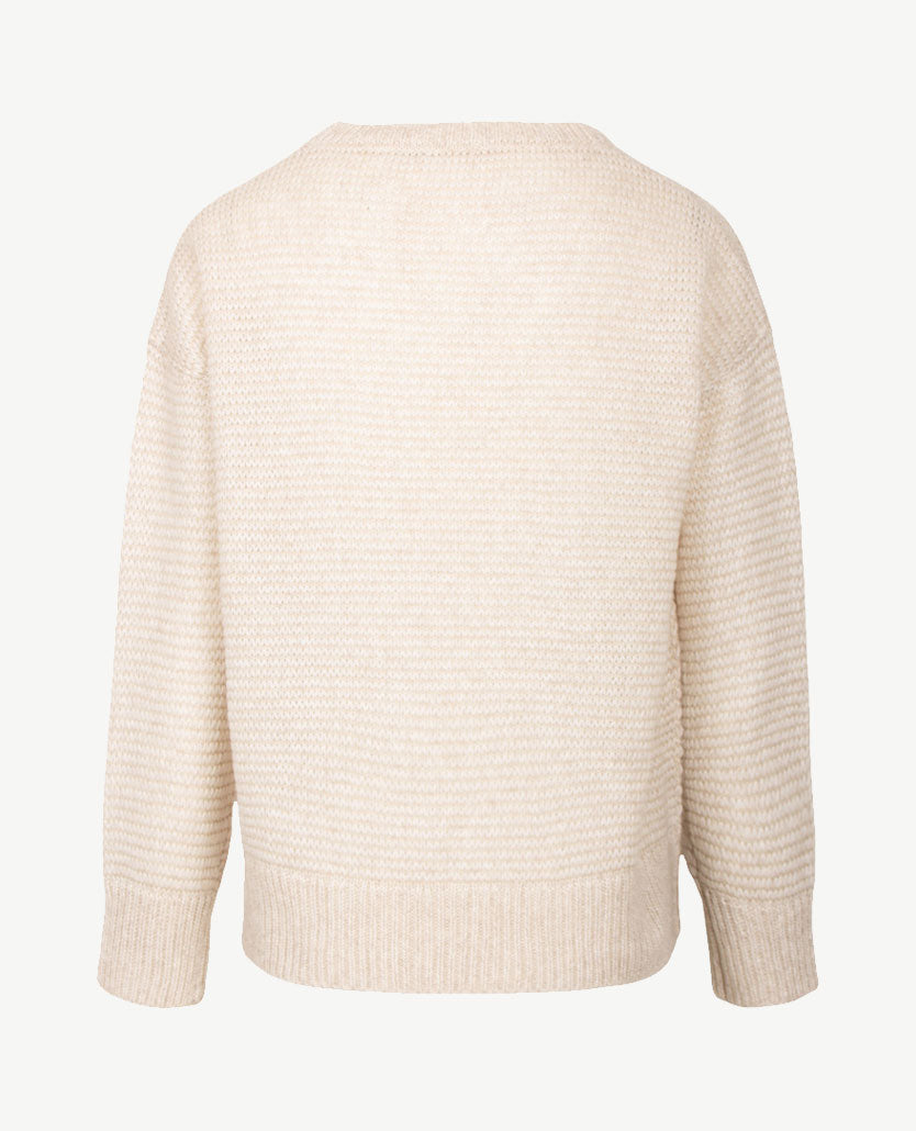 Le Comte - Pullover - Ronde hals - Off-white