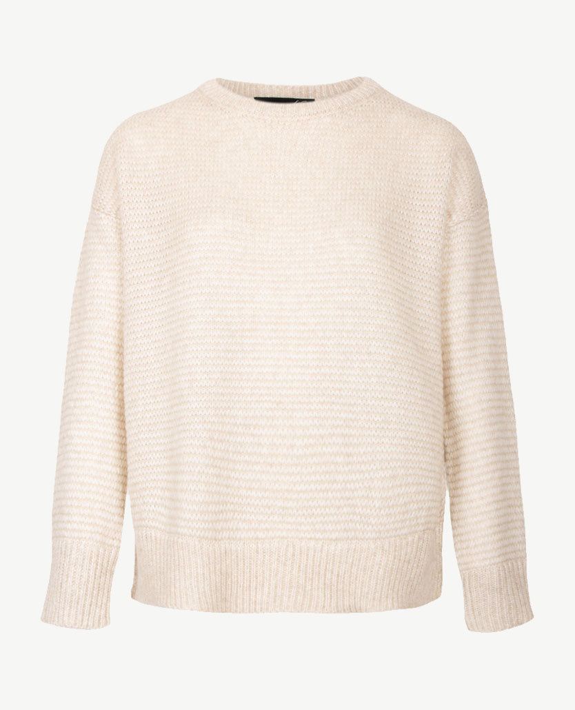 Le Comte - Pullover - Ronde hals - Off-white