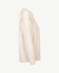 Le Comte - Pullover - Ronde hals - Off-white