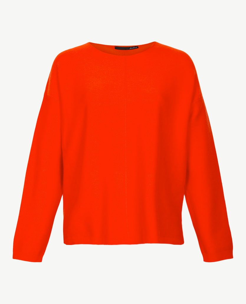 Le Comte - Pullover - Ronde hals - Warm orange