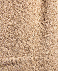 Le Comte - Lang gebreid vest - Boucle - Licht taupe