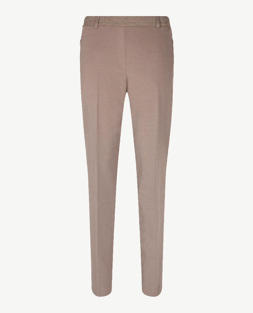 Brax Raphaela - Lillyth - Elastiek rondom jersey - Korte lengte - Taupe