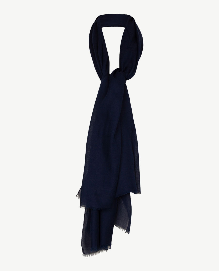 DYP - Shawl Lily - Licht geweven - Navy