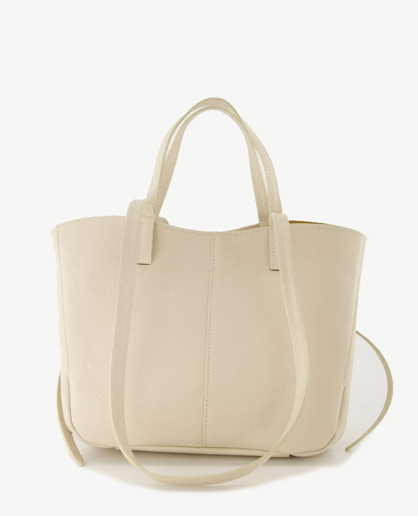 Tas - Milou - Leer - Licht beige